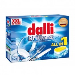 dalli Brillanz indaplovės tabletės all in 1 40 vnt